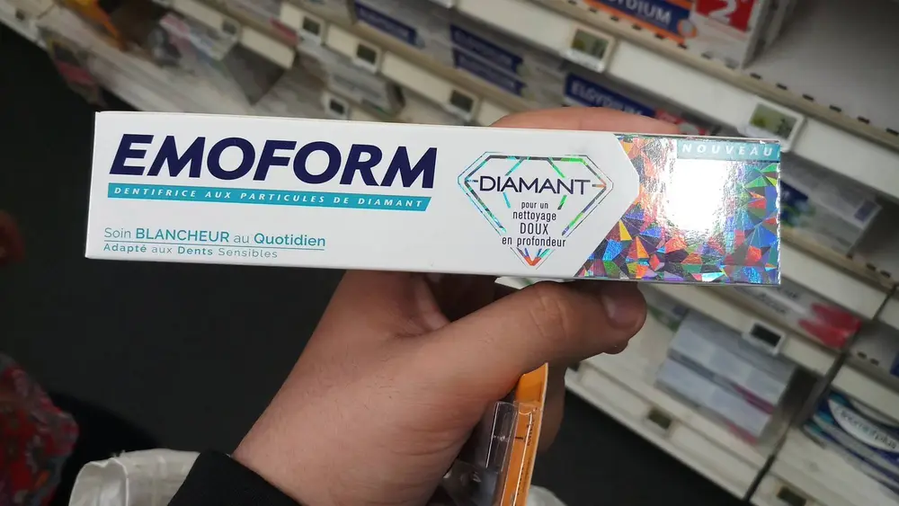 EMOFORM - Diamant - Dentifrice soin blancheur au quotidien