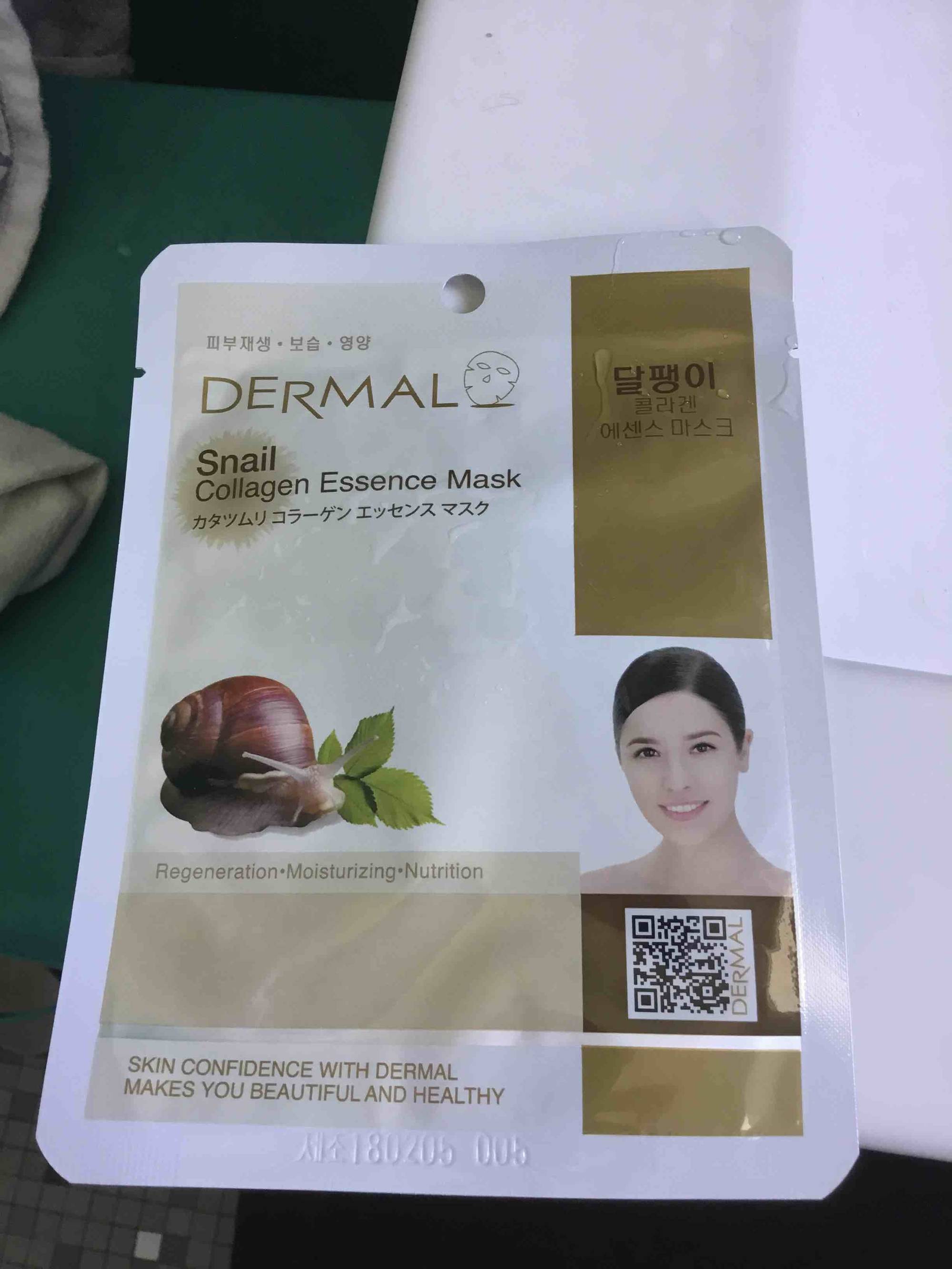 DERMAL - Snail collagen essence mask