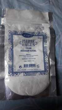 ALEPIA - Pierre d'Alun - Poudre déodorant naturel