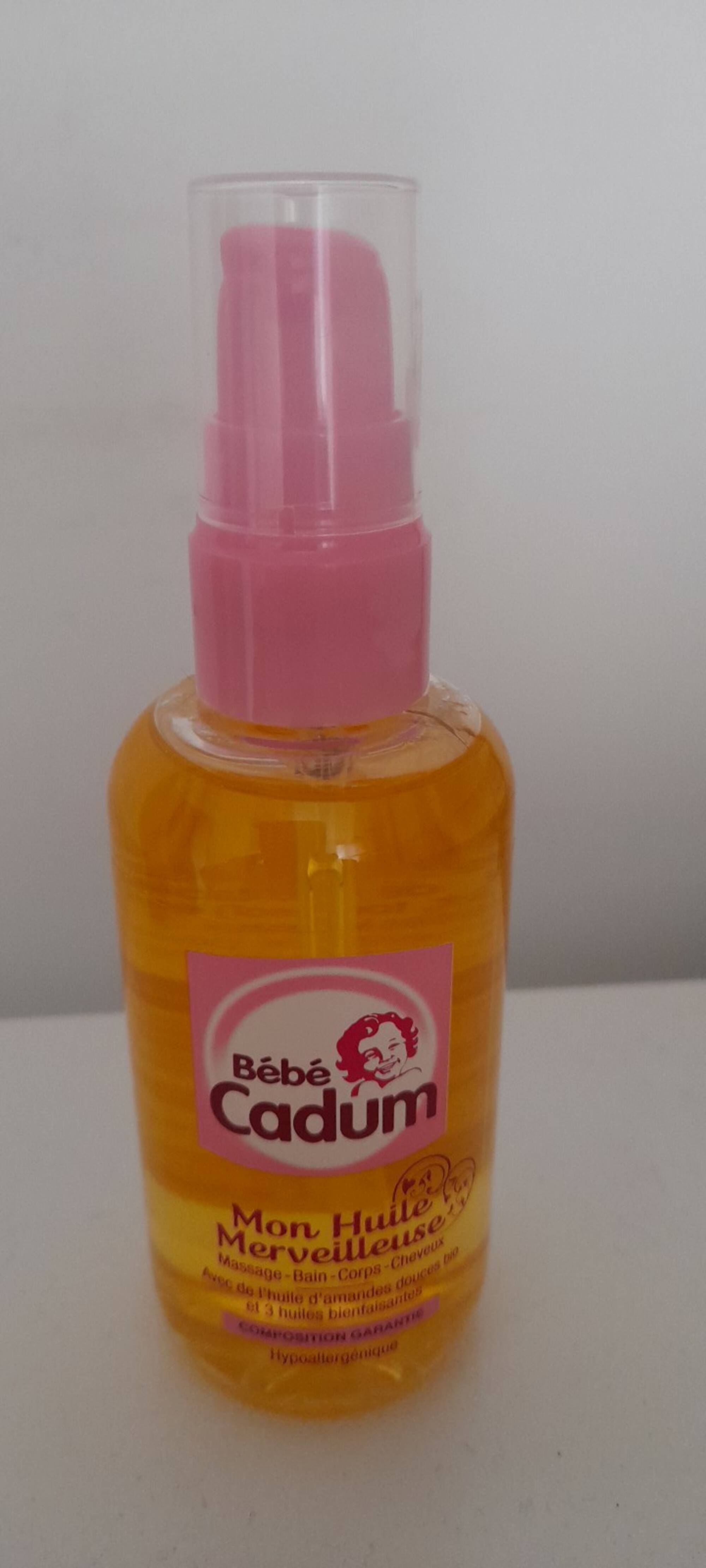 CADUM - Bébé - Mon huile merveilleuse