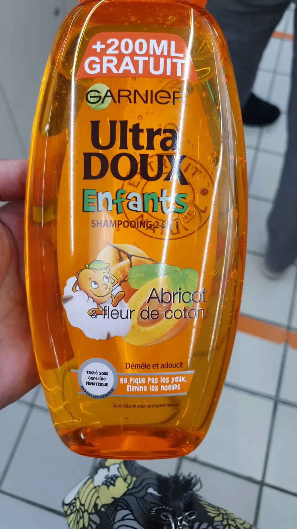 GARNIER - Ultra doux - Shampooing 2 en 1 enfants