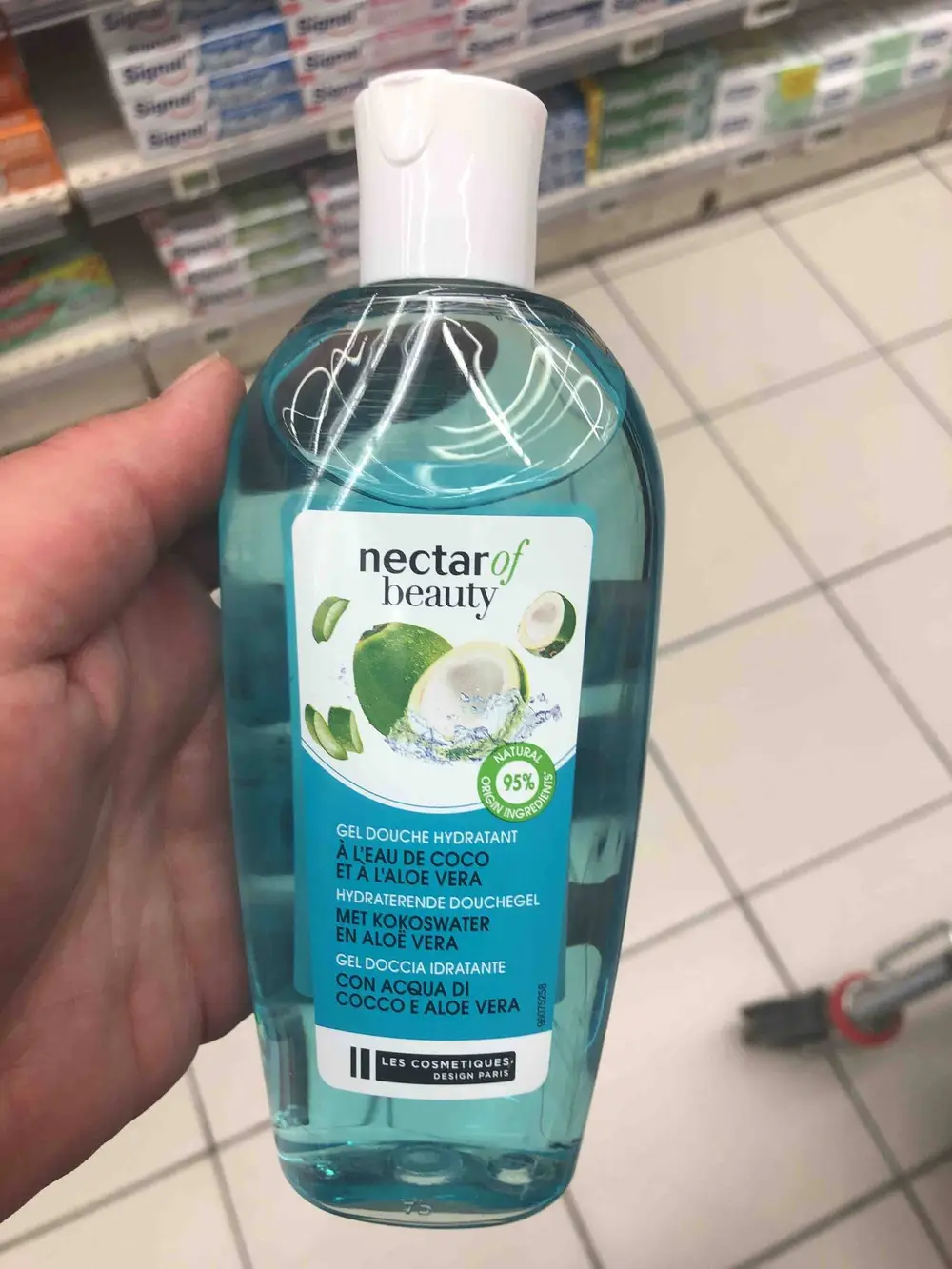NECTAR OF BEAUTY - Gel douche hydratants à l'eau de coco et à l'Aloe Vera