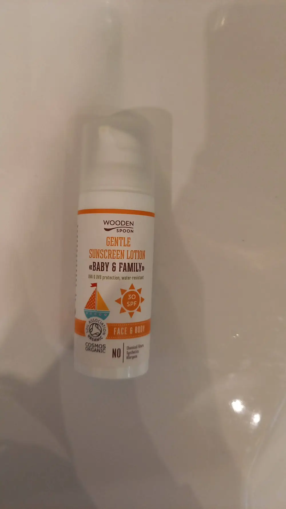 WOODEN SPOON - Gentle sunscreen lotion baby & family SPF 30