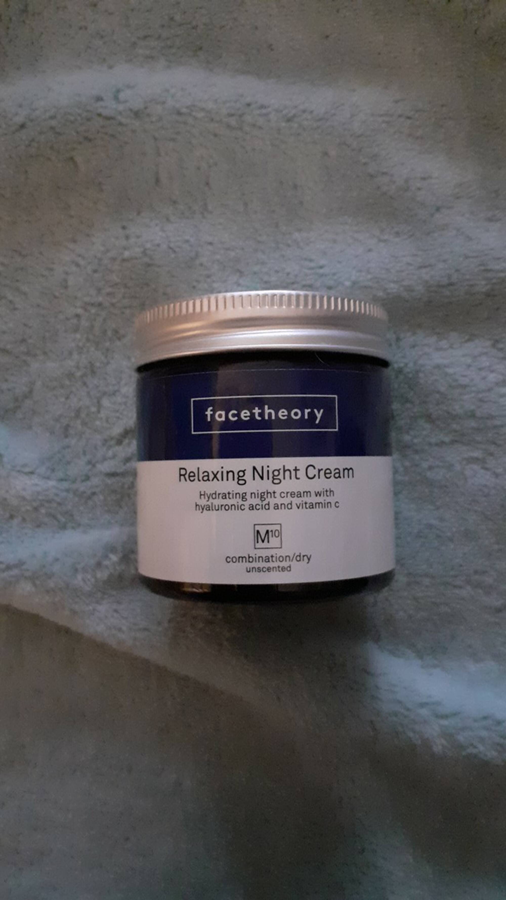 FACETHEORY - Relaxing night cream