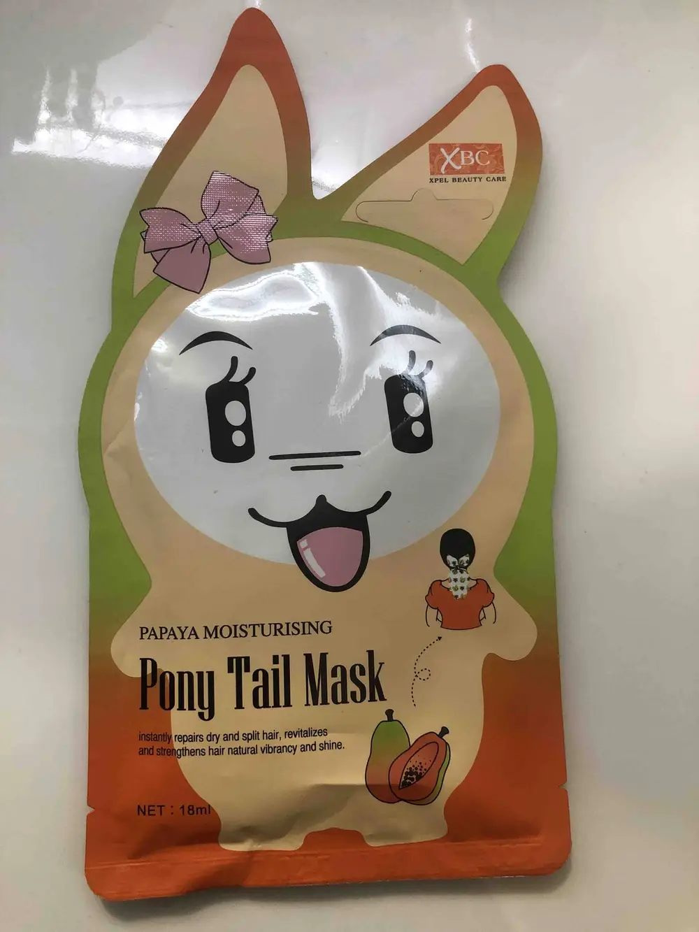 XBC - Papaya moisturising - Pony tail mask