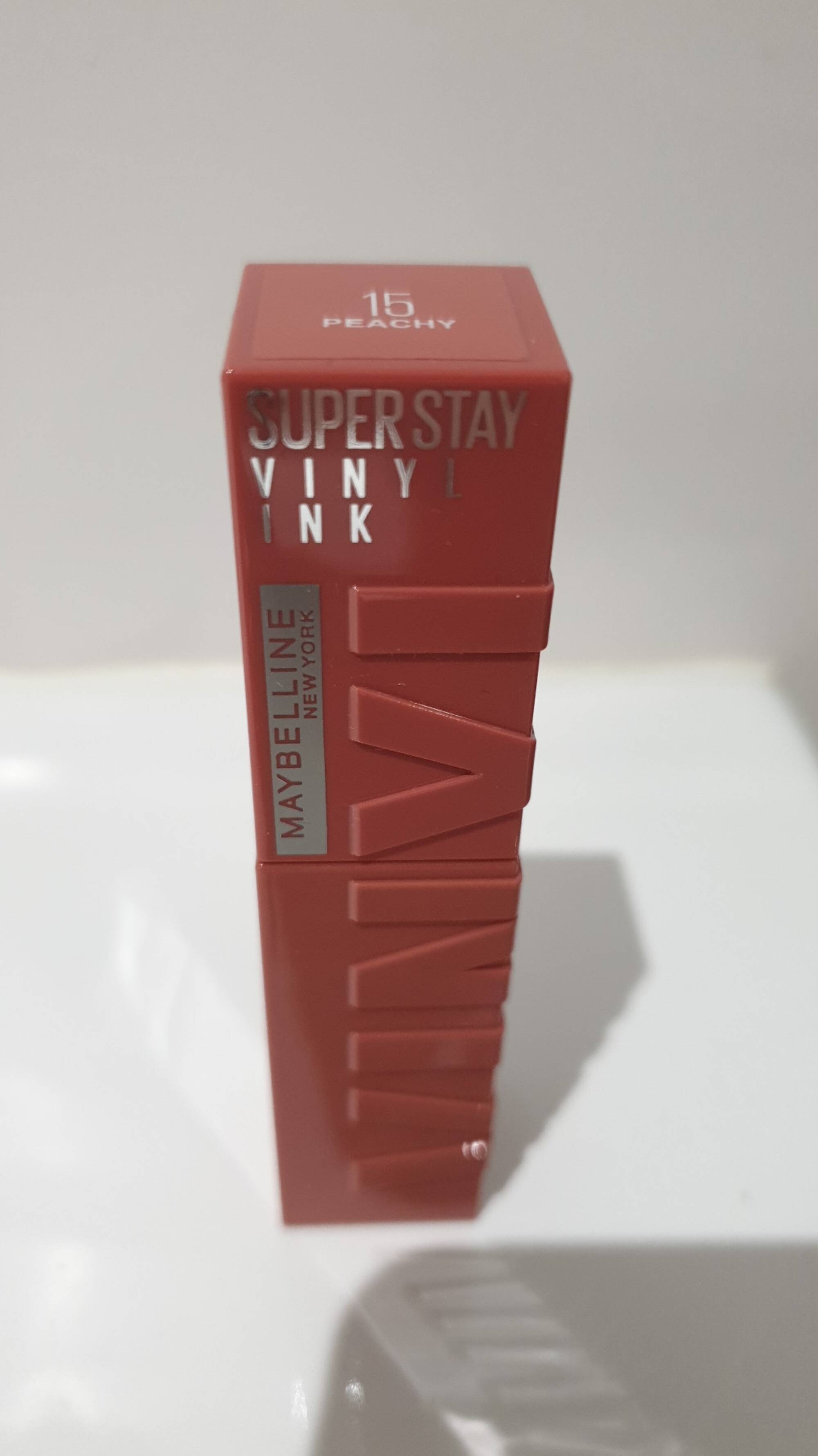MAYBELLINE - Superstay vinyl ink 15 peachy