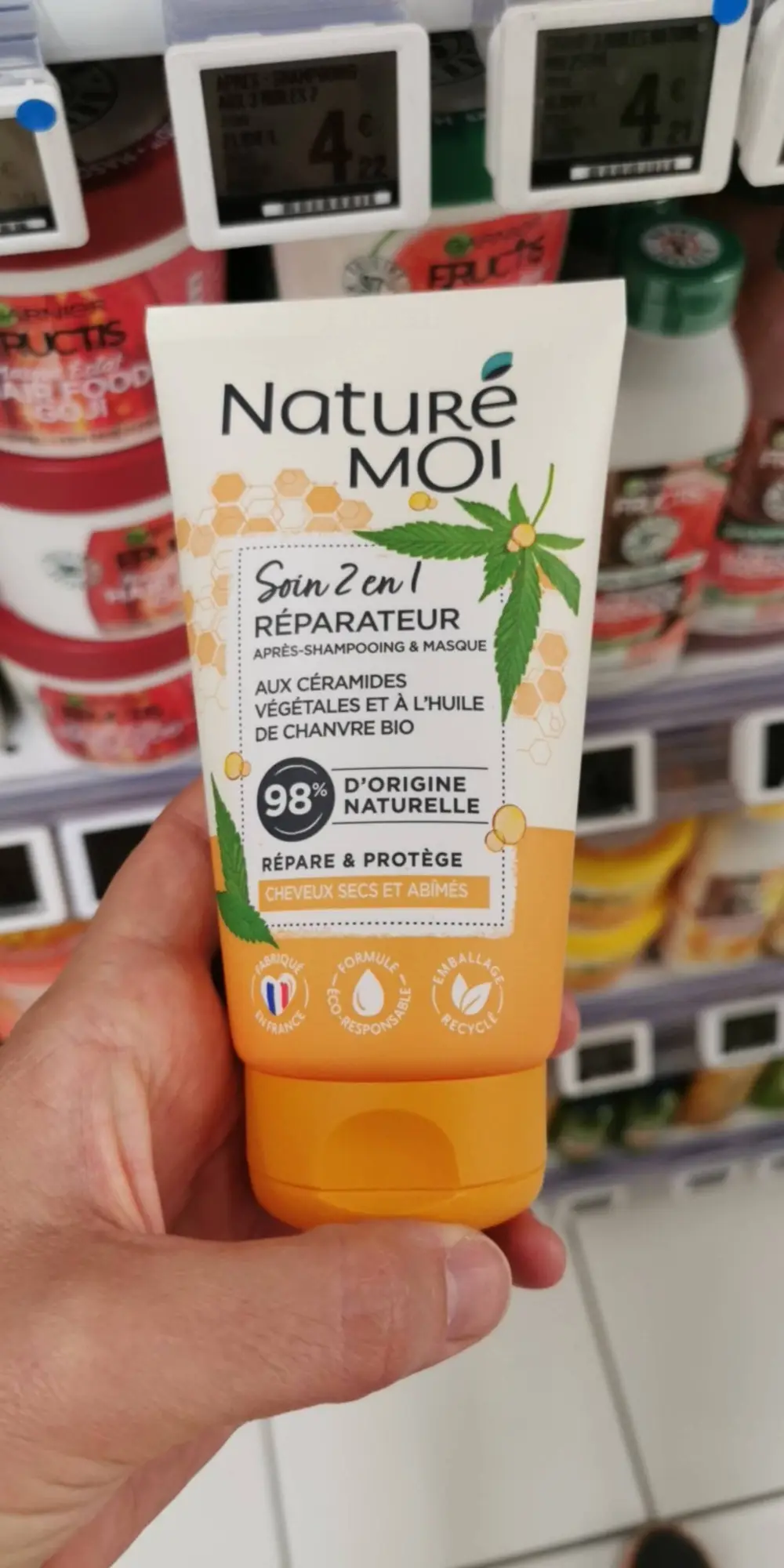 NATURÉ MOI  - Soin 2 en 1 réparateur - Après-shampooing et masque