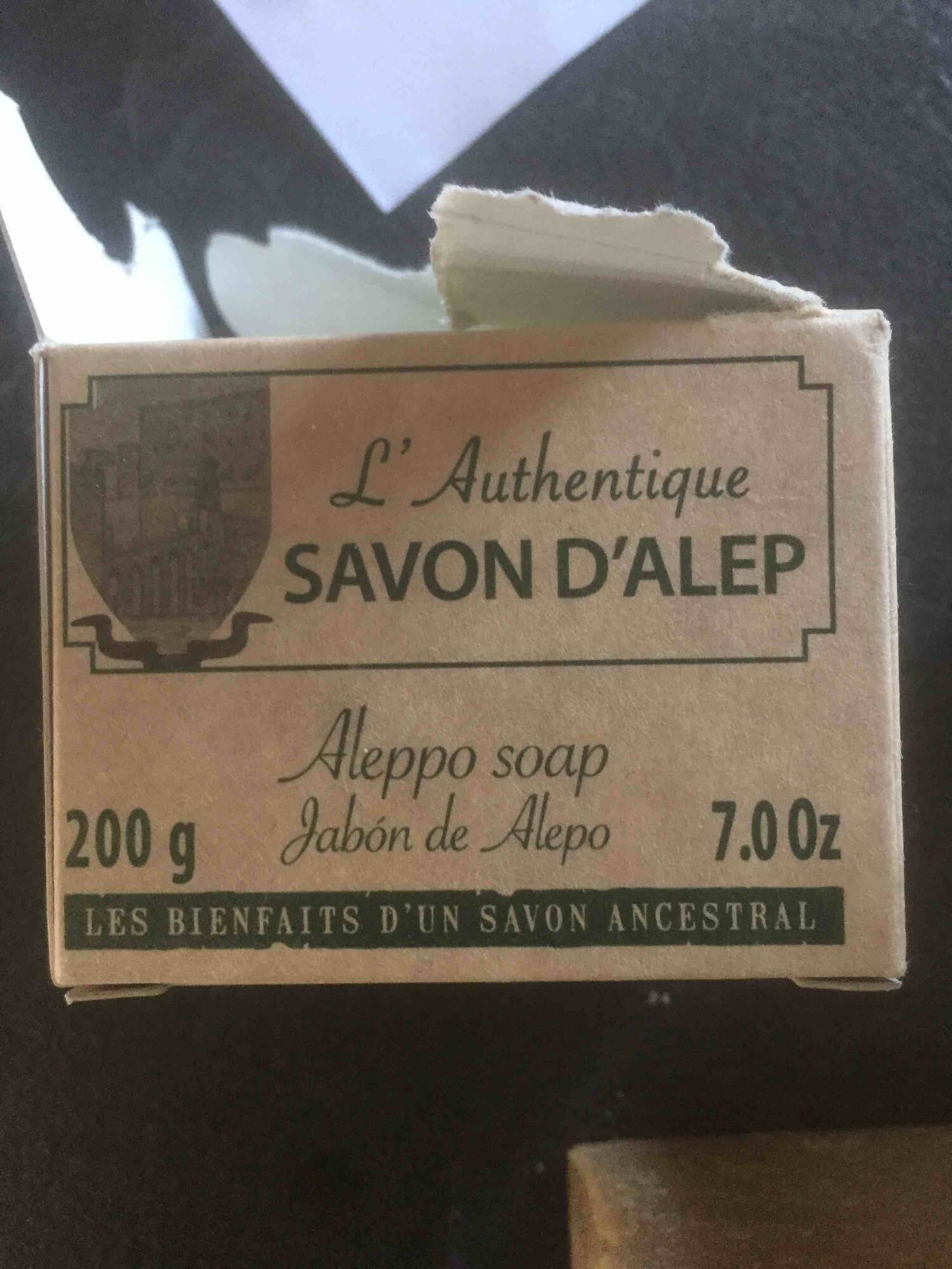 LA MAISON D'ORIENT - L'Authentique - Savon d'Alep 