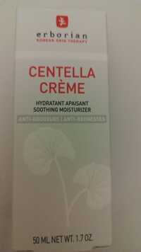 ERBORIAN - Centella - Crème hydratant apaisant anti-rougeurs