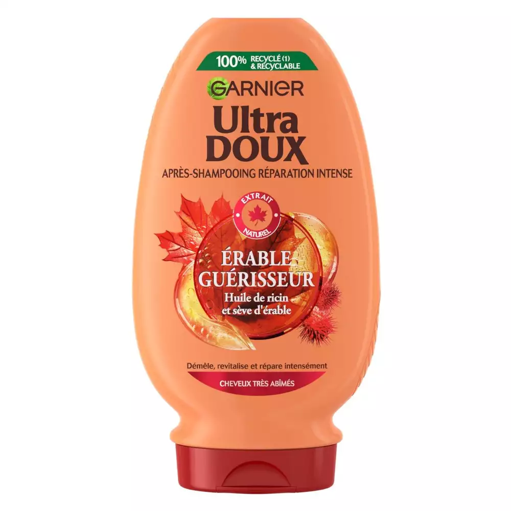 ULTRA DOUX - Ultra Doux Shampoing Revitalisant Cheveux Très Abîmés Erable Guérisseur ULTRA DOUX