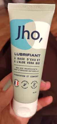 JHO - Lubrifiant a base d'eau et a l'aloe vera bio