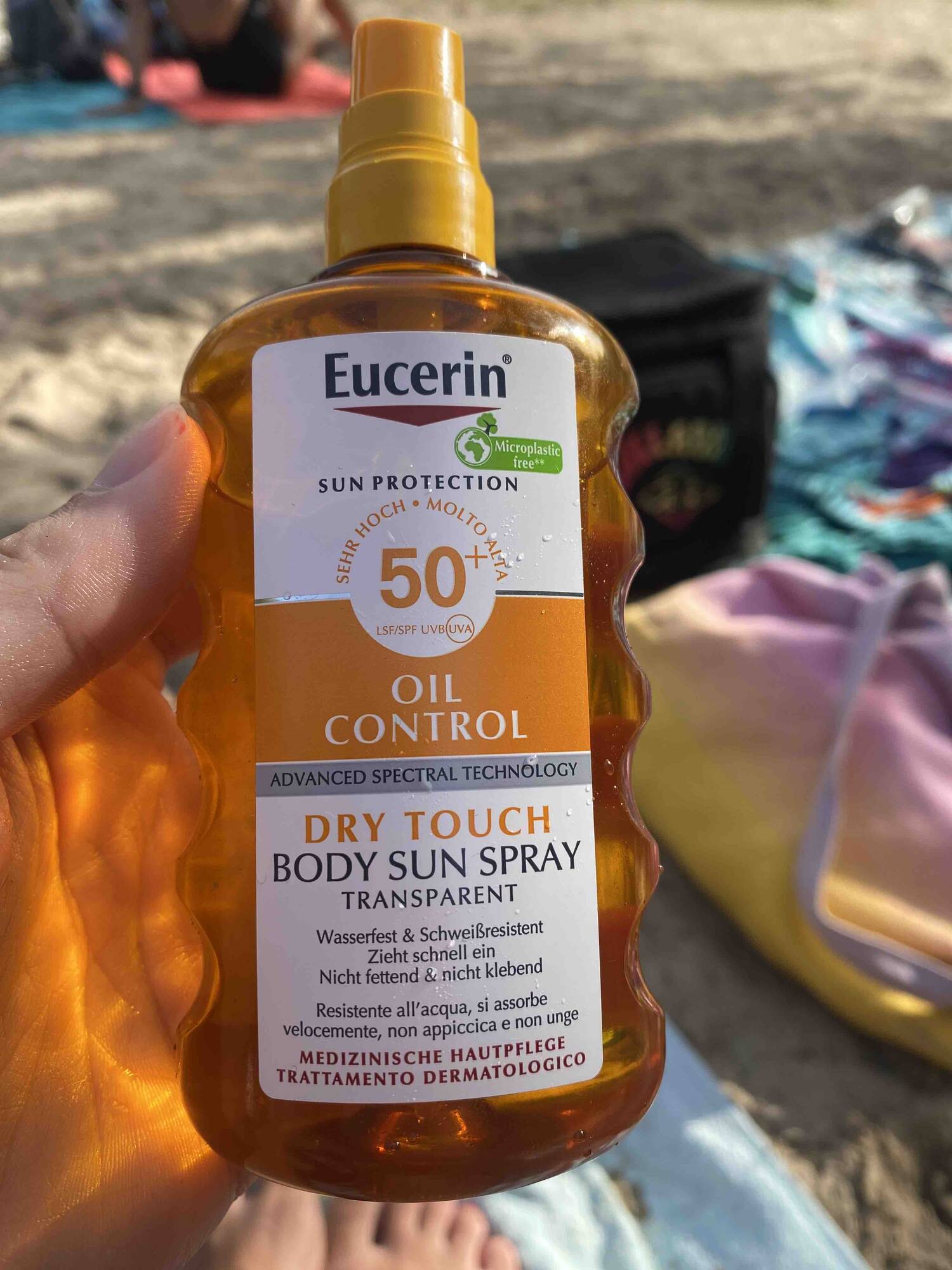 EUCERIN - Sun protection Oil control - Dry touch body sun spray LSF 50+