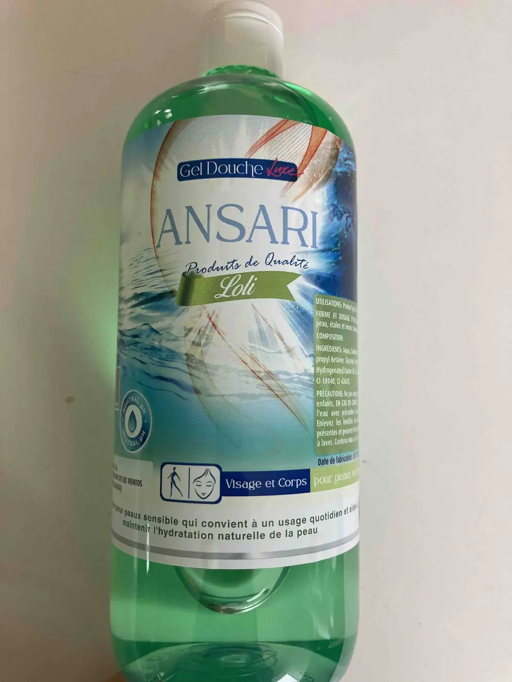 ANSARI - Loli - Gel douche luxe visage et corps