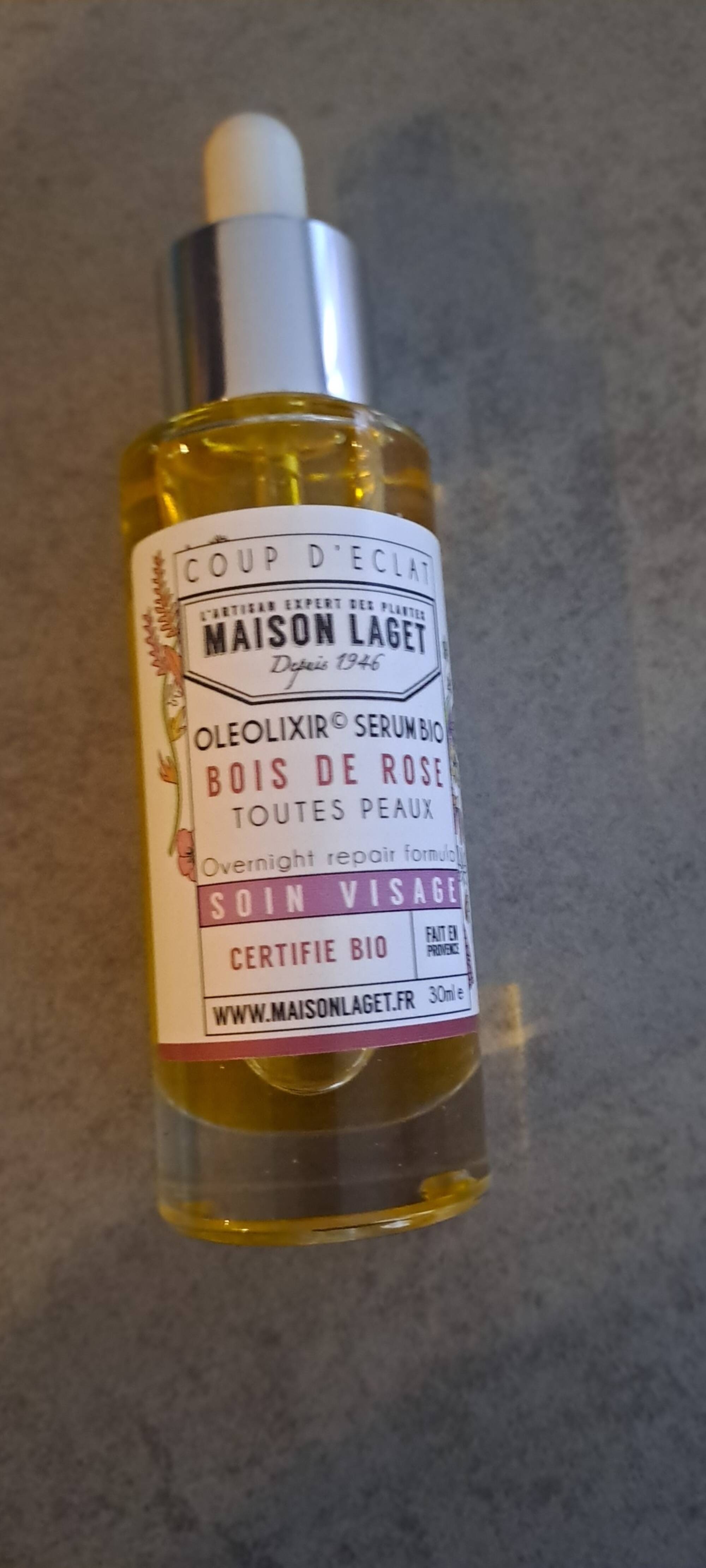 MAISON LAGET - Oleolixir - Serum bio bois de rose