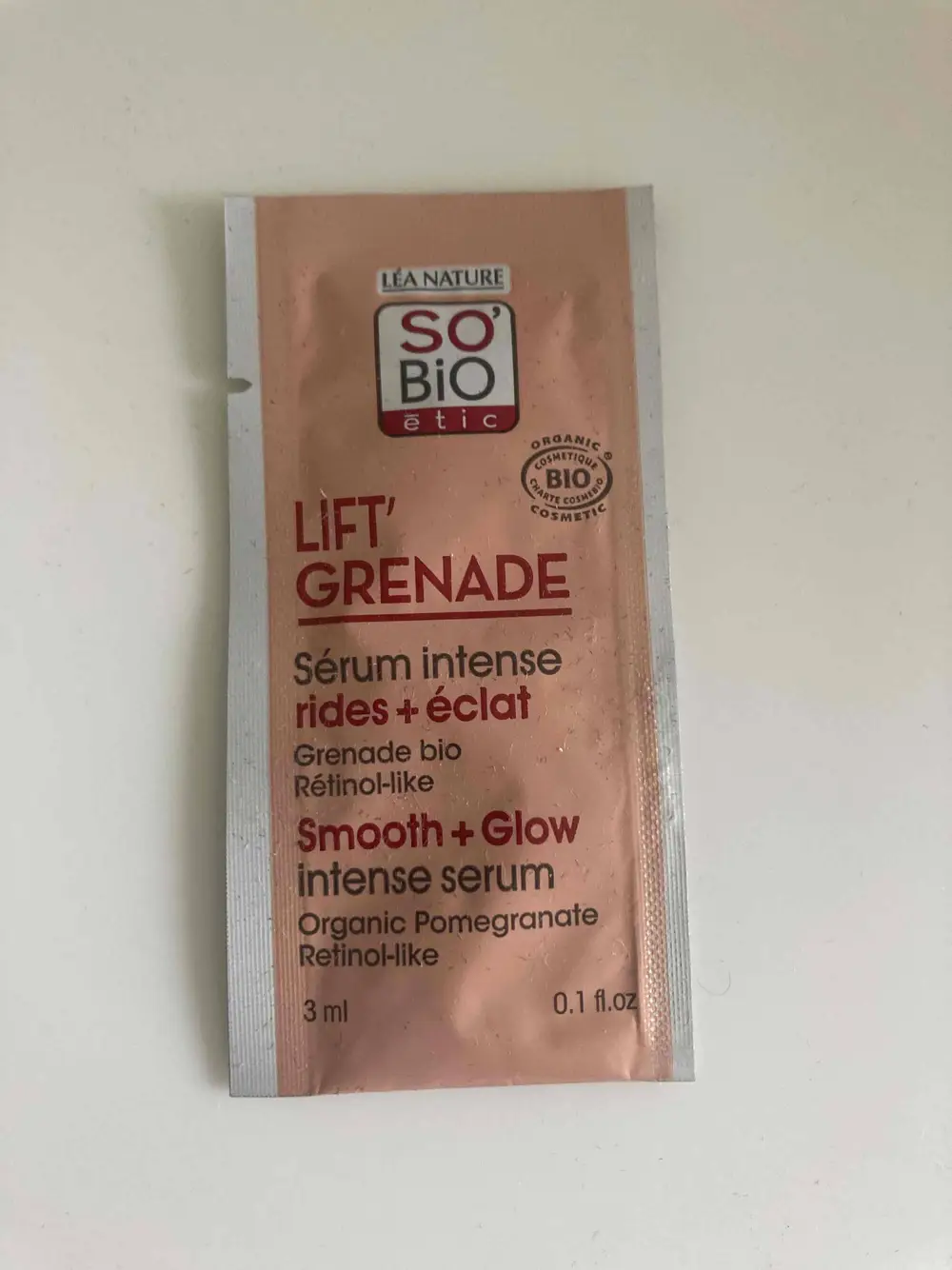 SO'BIO ÉTIC - Lift' grenade - Sérum intense rides + éclat