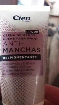 CIEN - Crema de manos anti-manchas