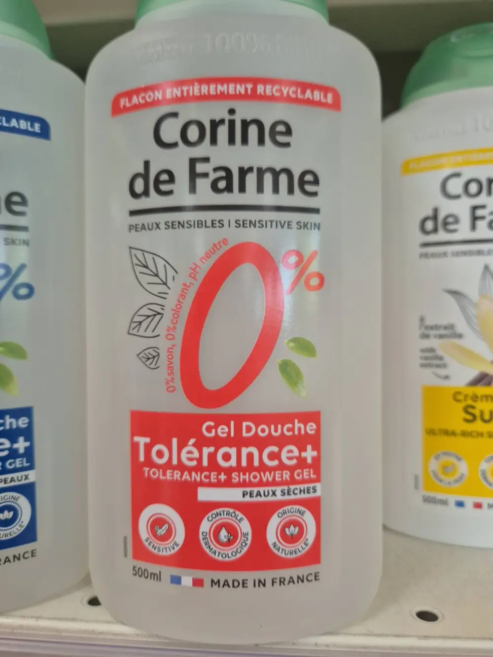 CORINE DE FARME - Tolérance+ - Gel douche