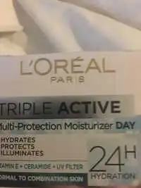 L'ORÉAL - Triple active - Multi-protection moisturizer day