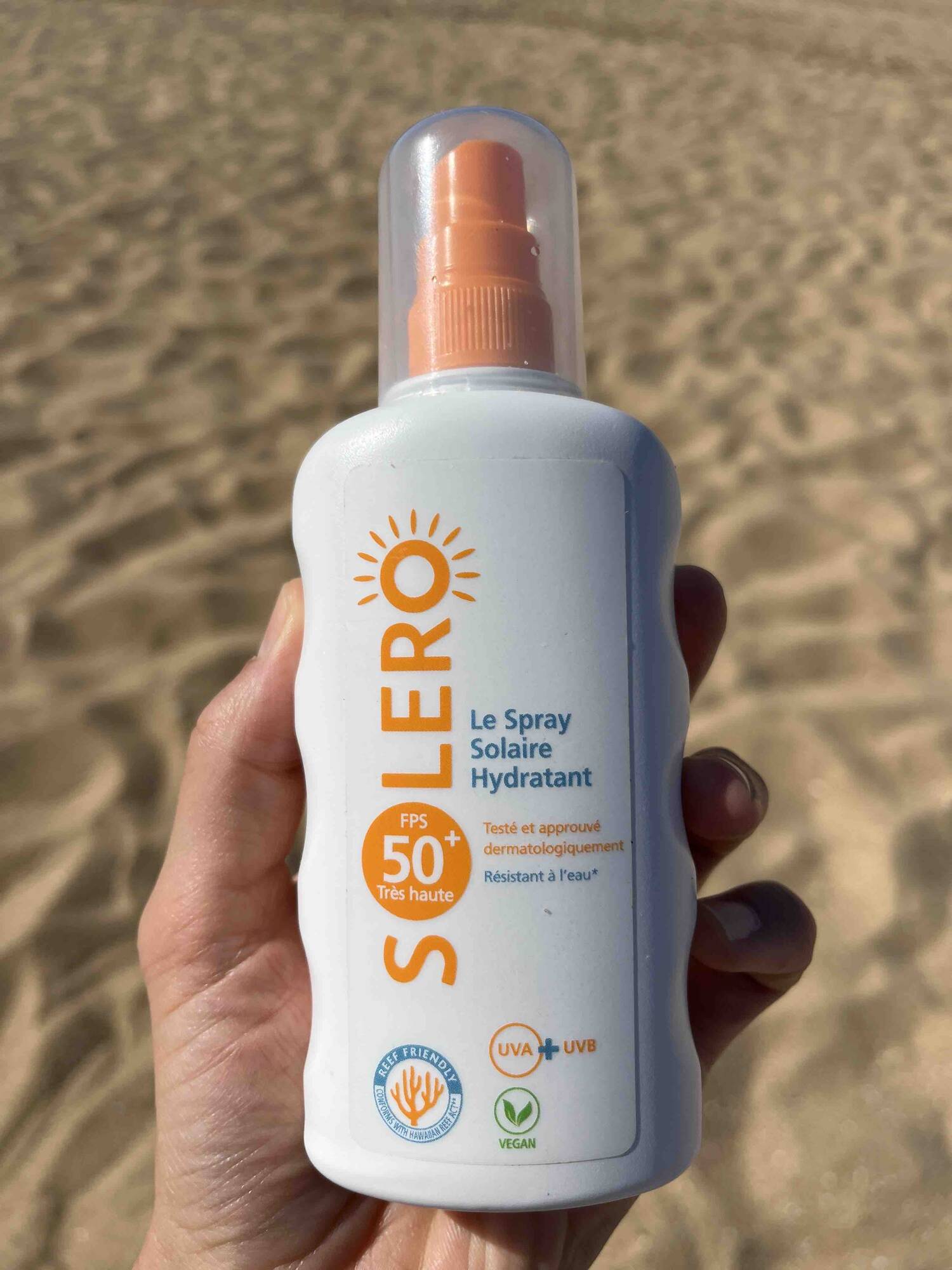 SOLERO - Le spray solaire hydratant