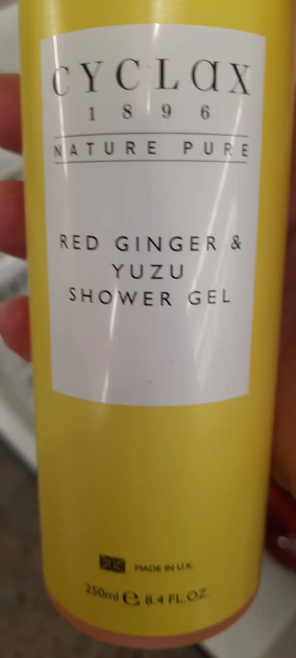 CYCLAX - Red ginger & yuzu - Shower gel