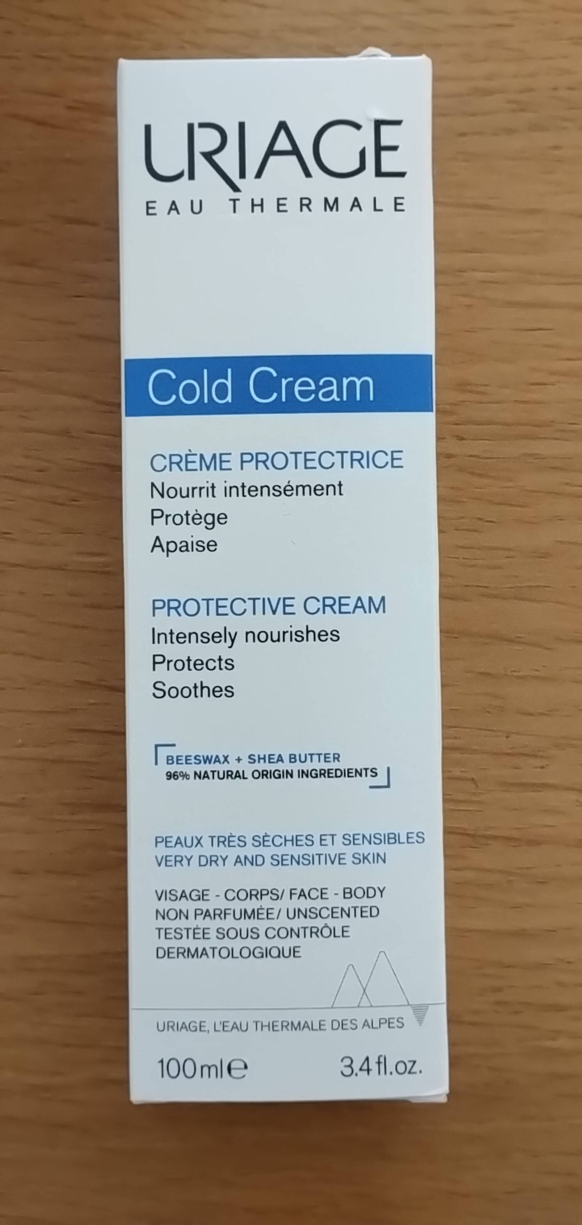 URIAGE - Cold cream - Crème protectrice visage et corps