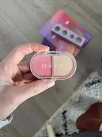 MAYY - Rose blusher & champagne highlighter 