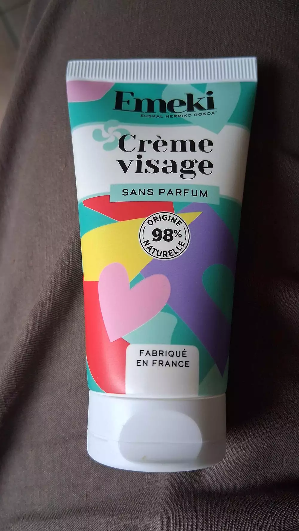 EMEKI - Crème visage sans parfum