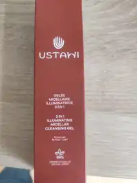 USTAWI - Gelée micellaire illuminatrice 3 en 1