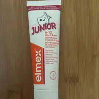 ELMEX - Junior 6-12ans - Dentifrice anti-caries haute efficacité
