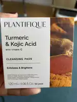 PLANTIFIQUE - Turmeric & kojic acid - Cleansing pads