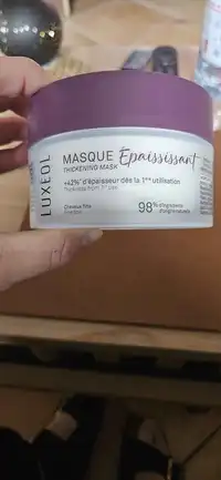 LUXÉOL - Masque epaississant