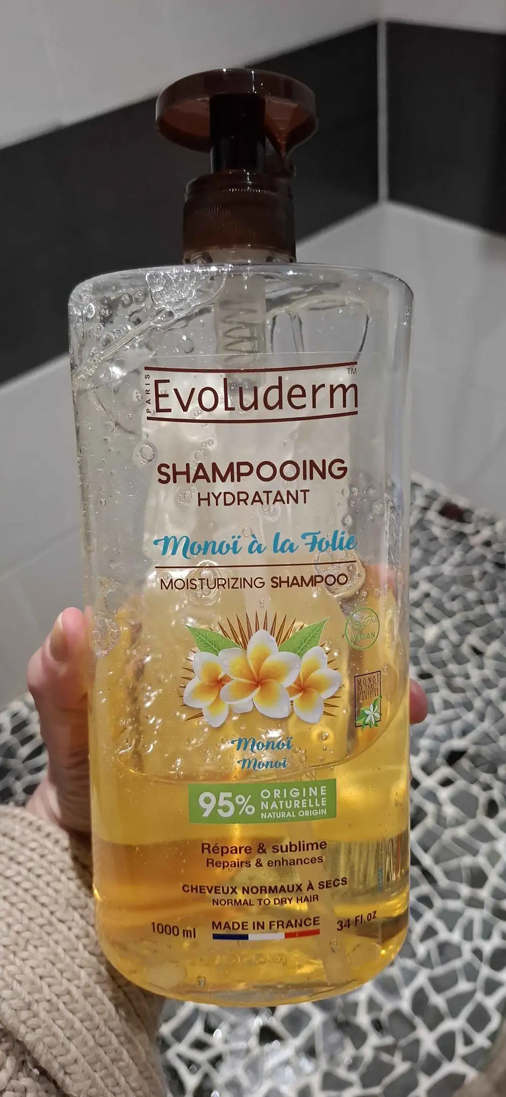 EVOLUDERM - Monoï à la folie - Shampooing hydratant