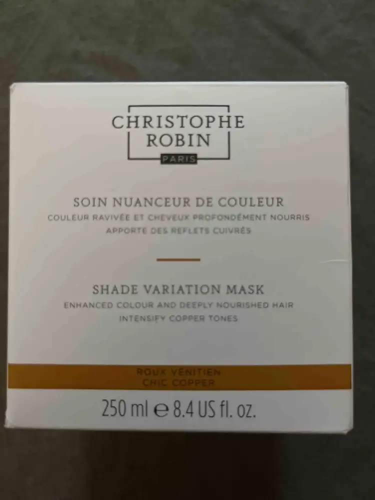 CHRISTOPHE ROBIN - Soin nuanceur de couleur roux vénitien