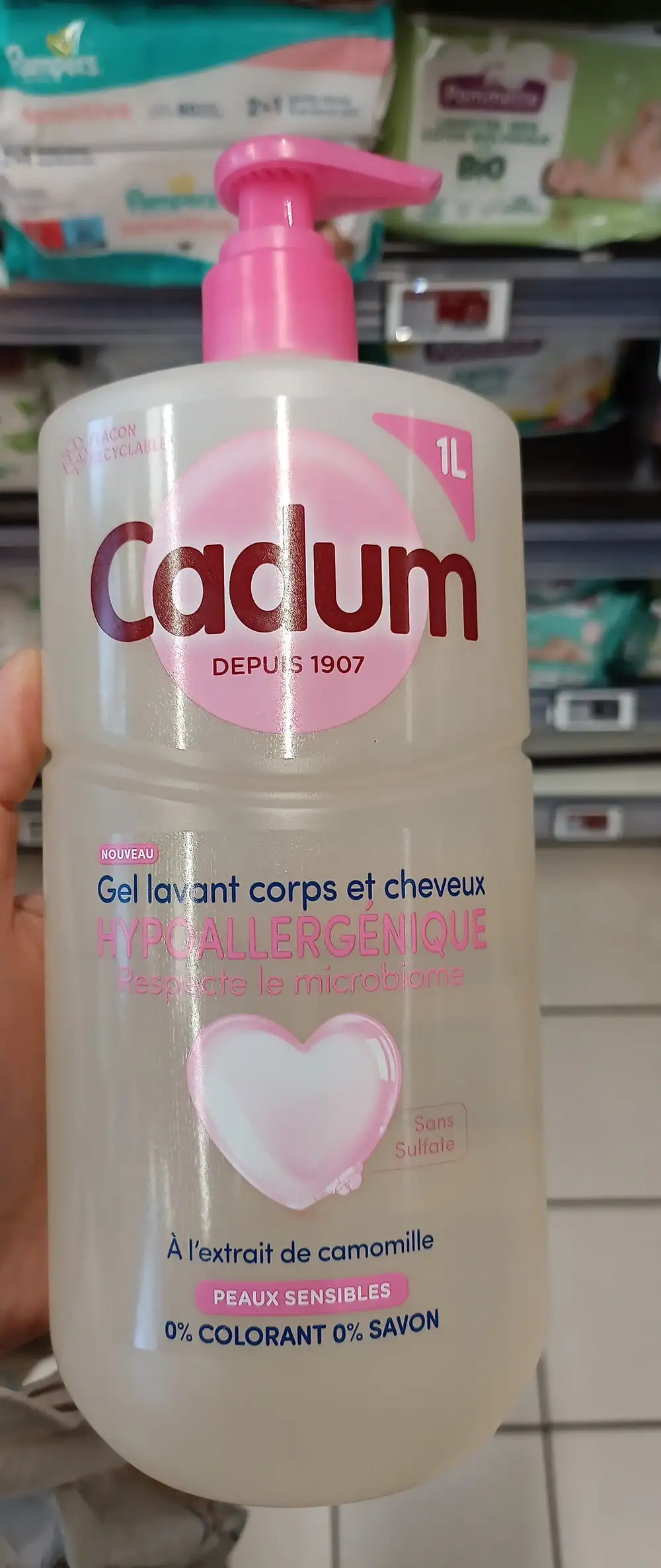CADUM - Gel lavant corps et cheveux