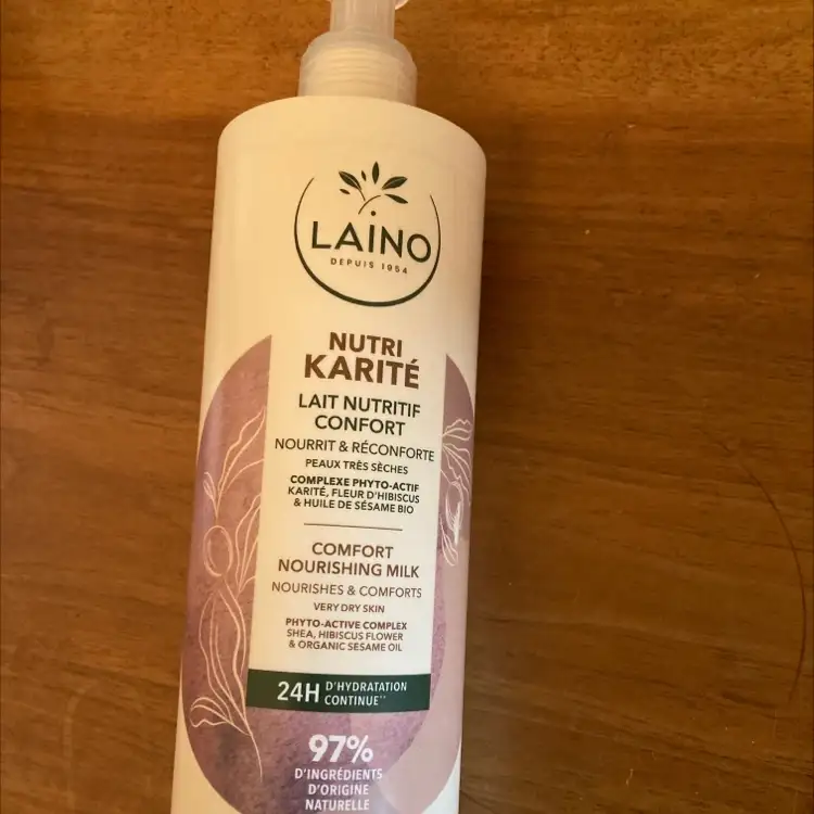 LAINO - Nutri karité - Lait nutritif confort 24h