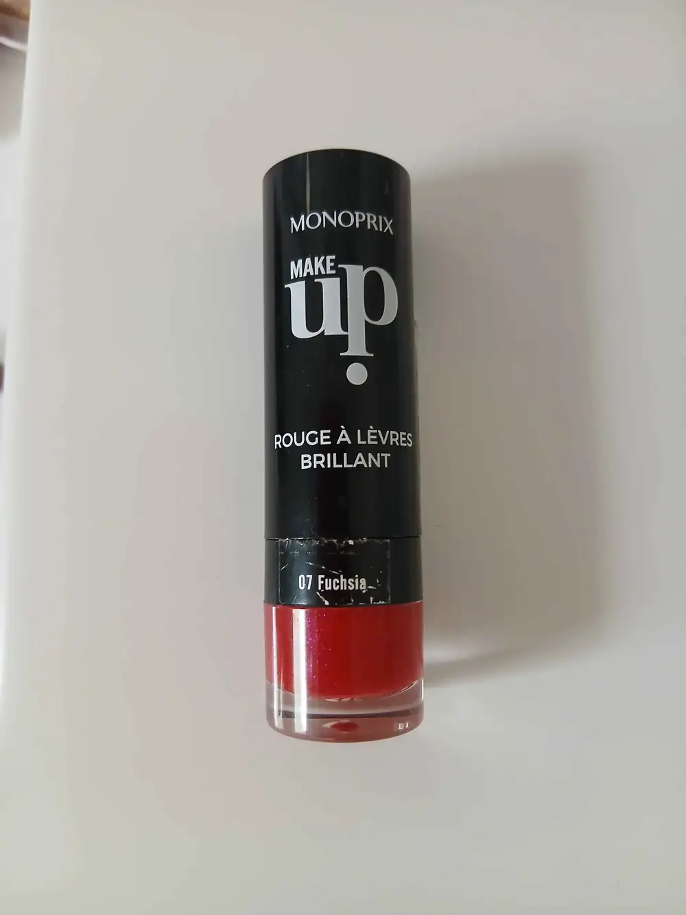 MONOPRIX - Make up - Rouge à lèvres brillant 07 fuchsia