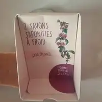 MAISON SIDONIE CHAMPAGNE - 2 Savons saponifiés à froid patchouli 