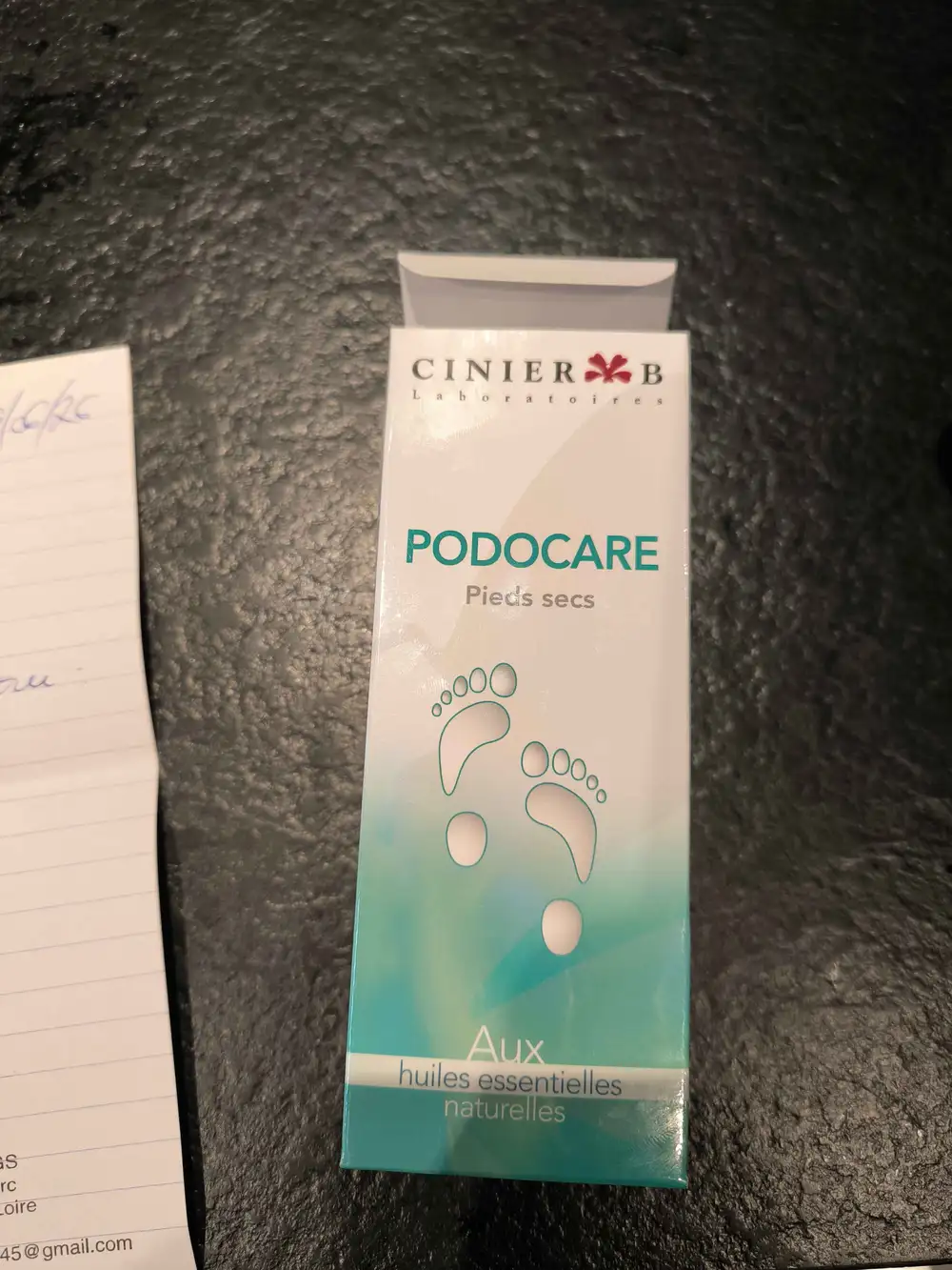 CINIERAB - Podocare pieds secs aux huiles essentielles