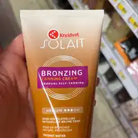 KRUIDVAT - Solait - Bronzing tanning cream