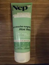 NEP - Gel douche surgras aloe vera 3 en 1
