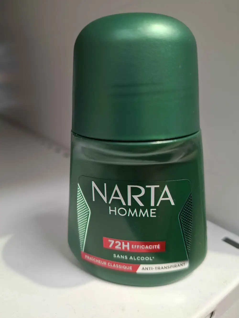 NARTA - Fraîcheur classique - Anti-transpirant homme 72h