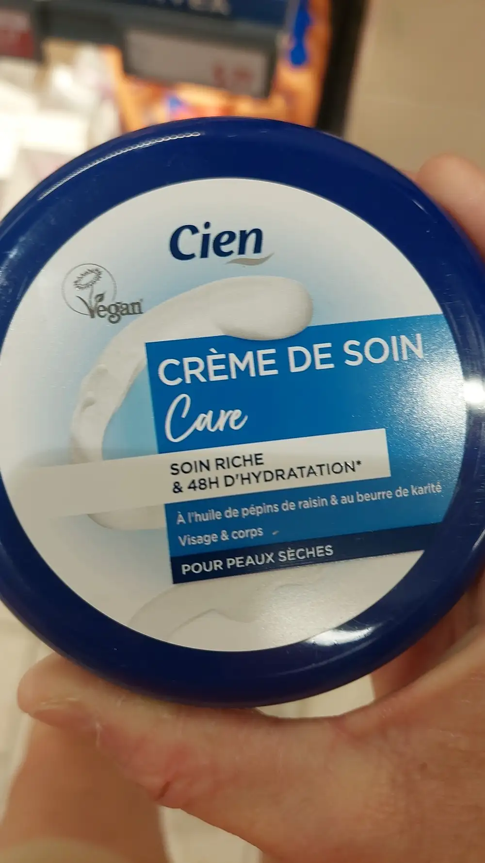CIEN - Crème de soin pour peaux sèches