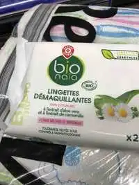 MARQUE REPÈRE - Bio naïa - Lingettes démaquillantes bio