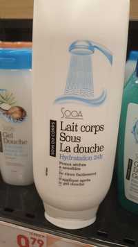 SOOA - Lait corps sous la douche hydratation 24h