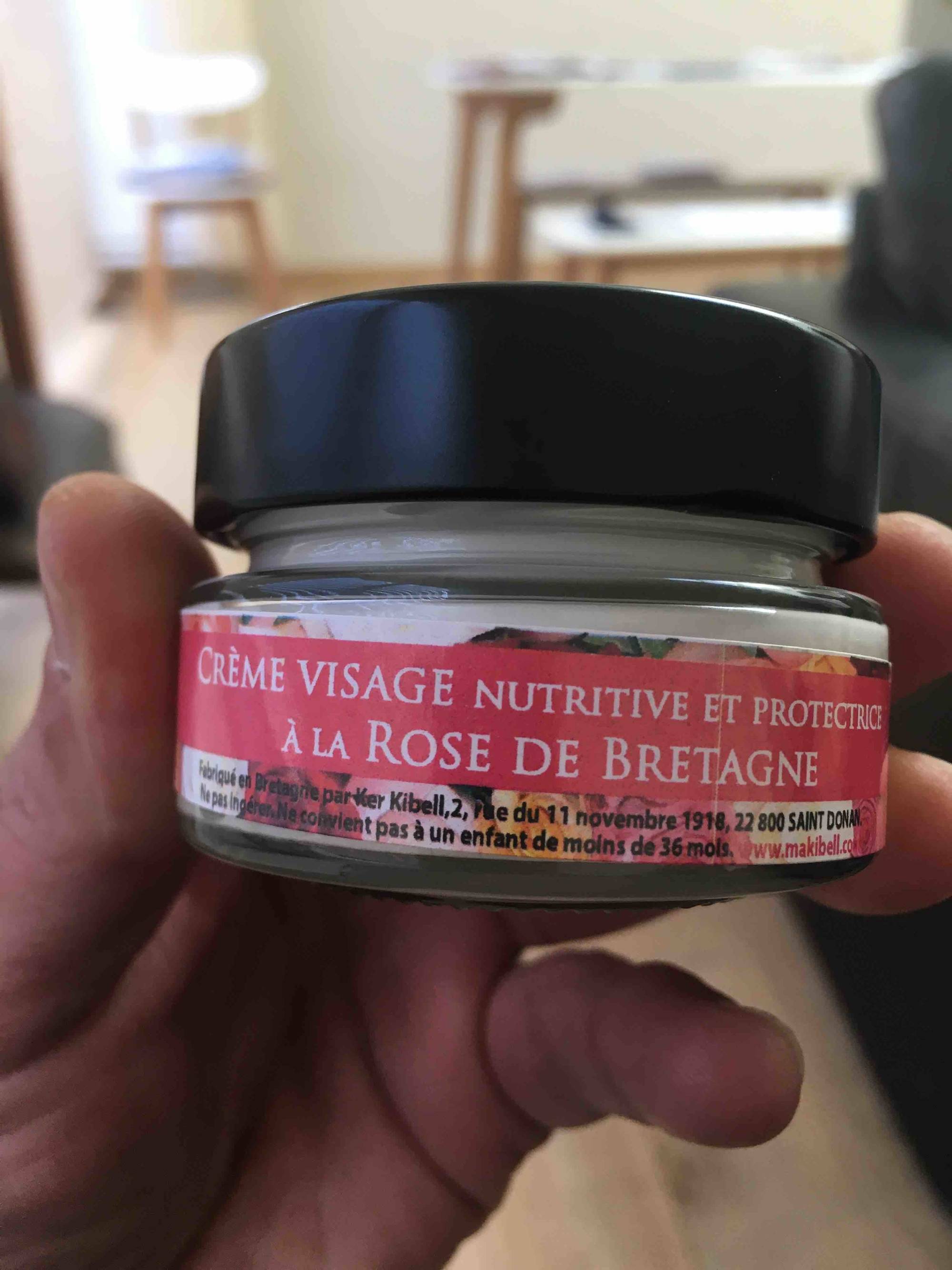 MA KIBELL - Crème visage nutritive et protectrice à la rose de Bretagne