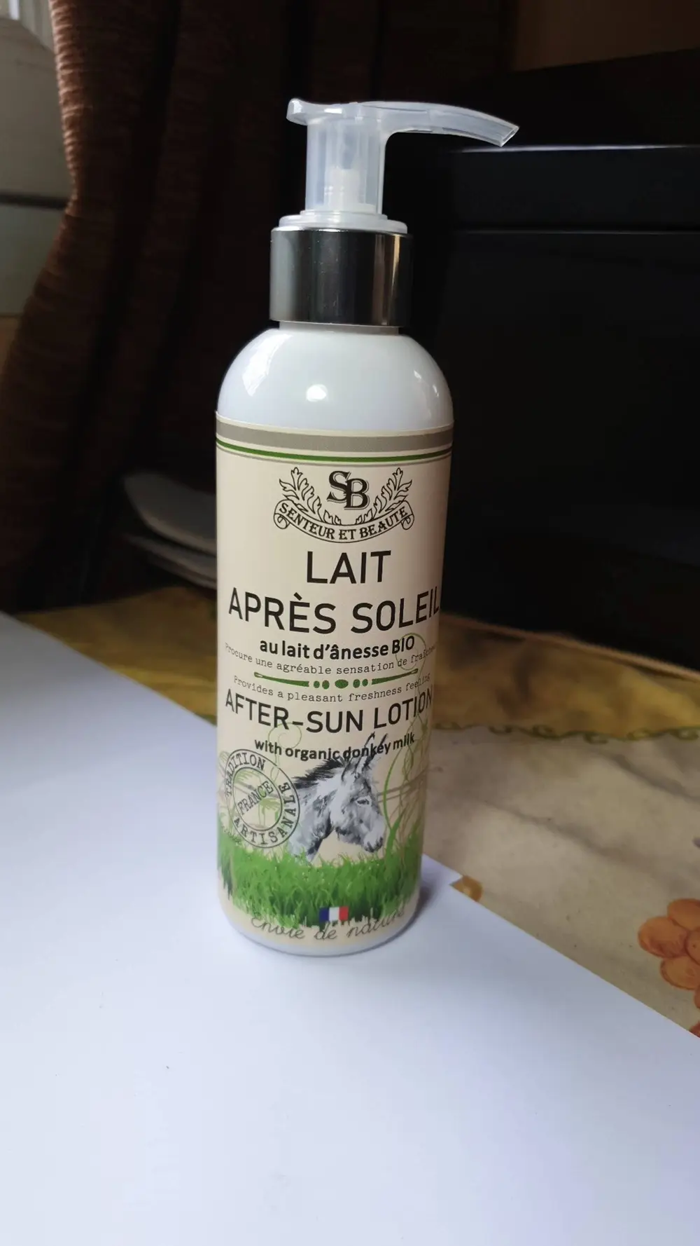 SENTEUR ET BEAUTÉ - Envie de nature - Lait après soleil au lait d'ânesse bio