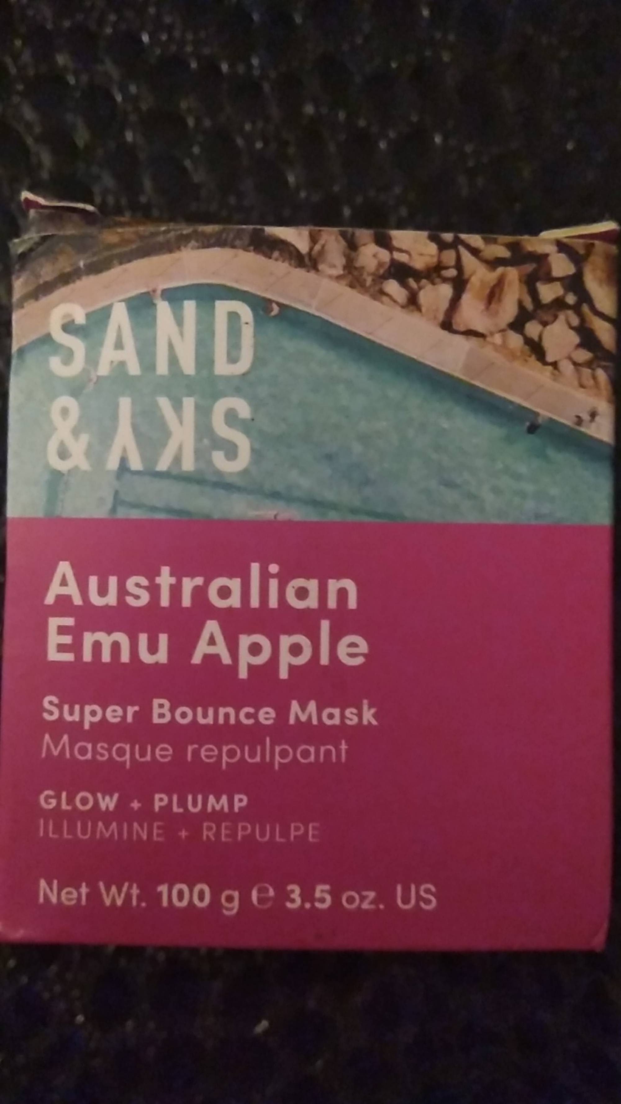 SAND & SKY - Australian emu apple - Masque repulpant