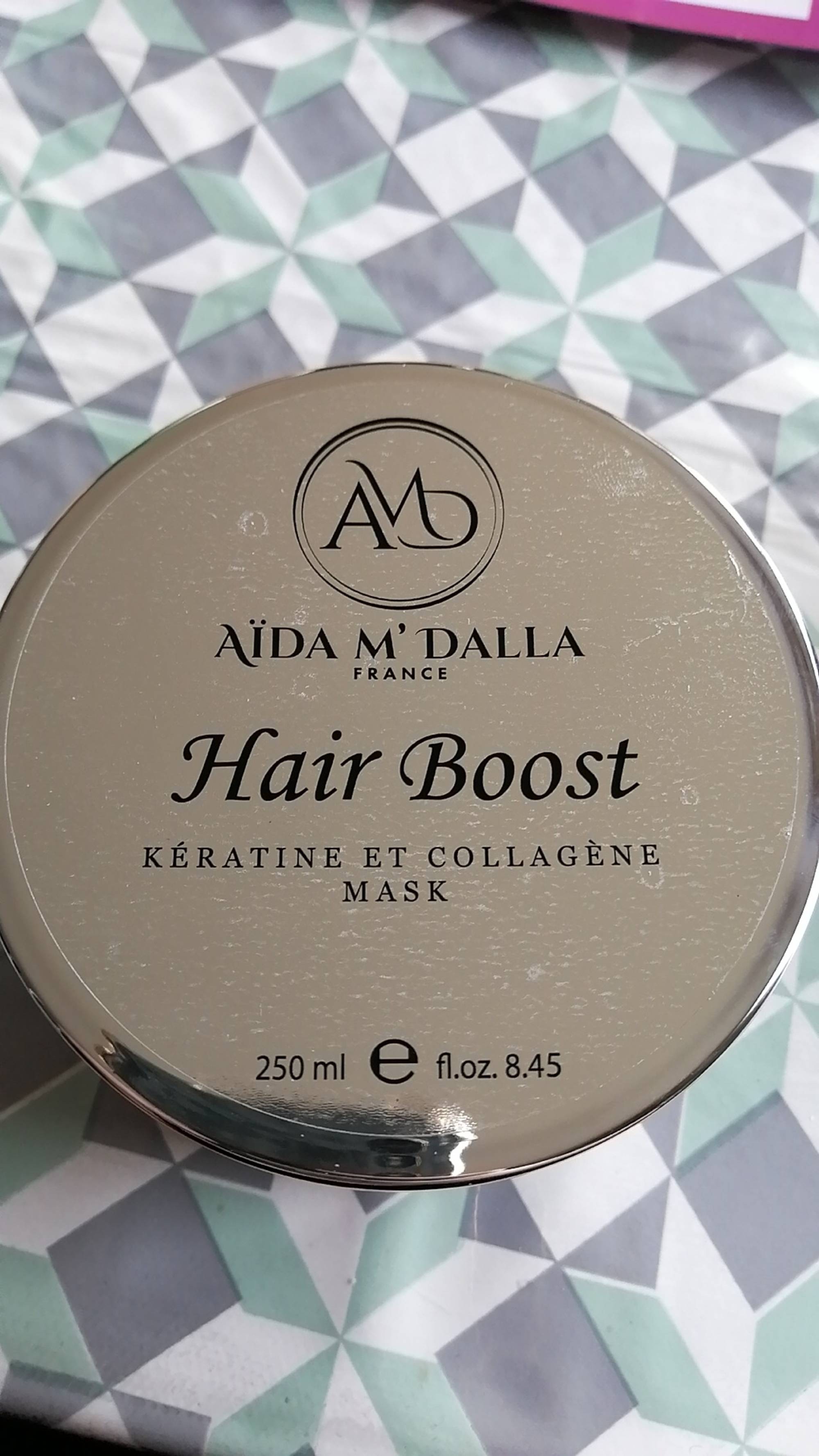 AIDA M'DALLA - Hair boost - Kératine et collagène mask