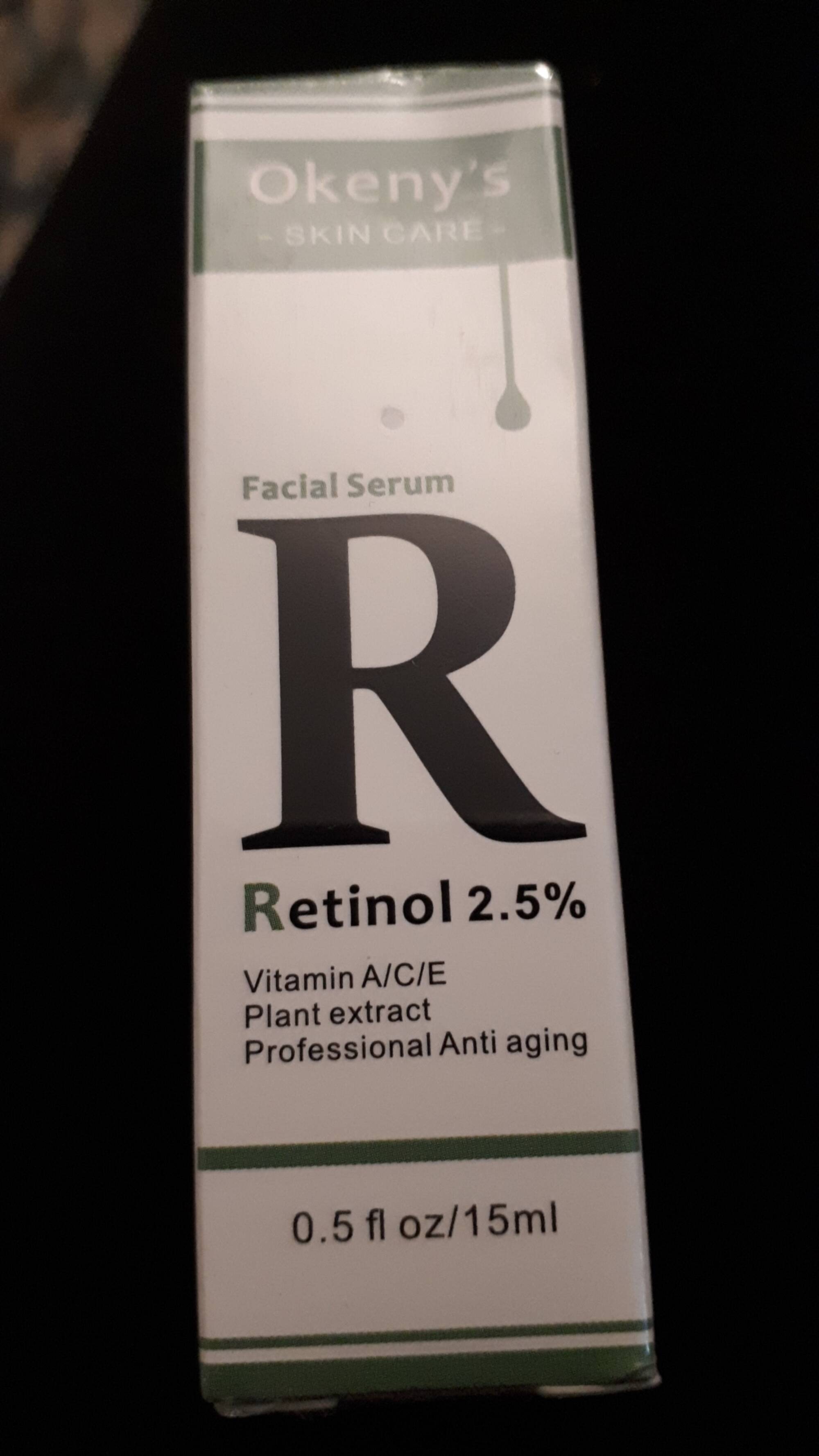 OKENY'S - Retinol 2.5% - Facial serum