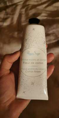 PEGGY SAGE - Fleur de coton - Crème mains et corps